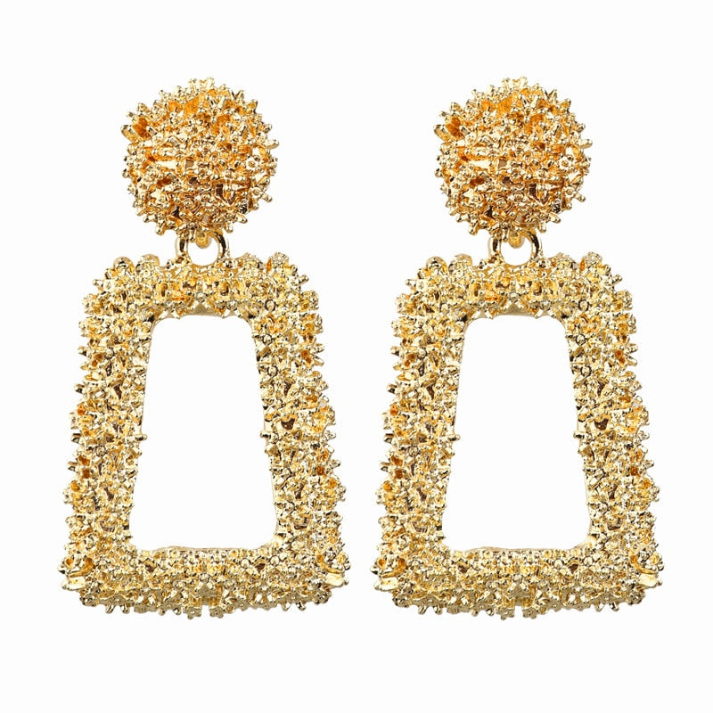 Triangle Drop Earring - Trendy Bee Boutique