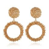 Circle Drop Earring - Trendy Bee Boutique