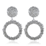 Circle Drop Earring - Trendy Bee Boutique