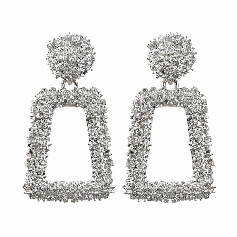 Triangle Drop Earring - Trendy Bee Boutique