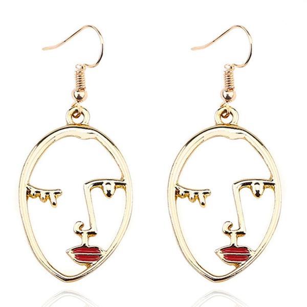 Face Art Earring - Trendy Bee Boutique
