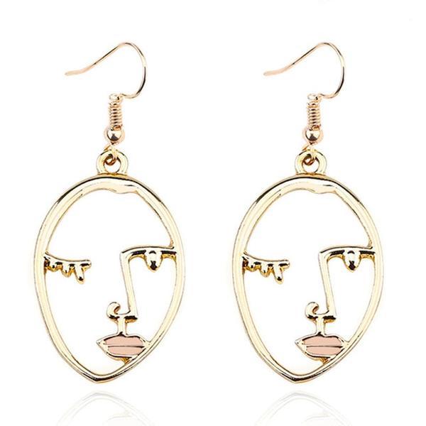 Face Art Earring - Trendy Bee Boutique
