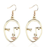 Face Art Earring - Trendy Bee Boutique
