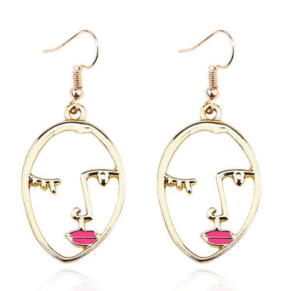 Face Art Earring - Trendy Bee Boutique