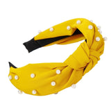 Pearl Beaded Knot Hairband - Trendy Bee Boutique