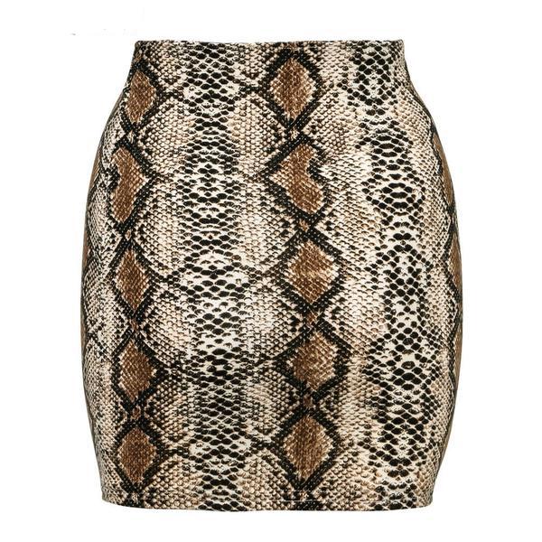 Snake Print Skirt - Trendy Bee Boutique