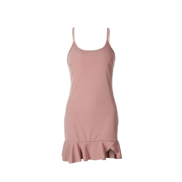 Strappy Backless Mini Dress - Trendy Bee Boutique