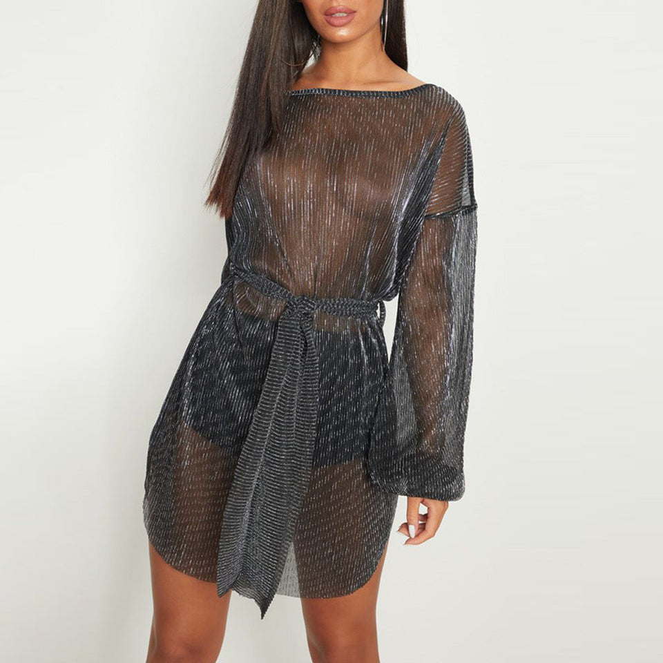 Jocelyn Mesh Mini Dress - Trendy Bee Boutique
