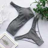 Grecia One Shoulder Bikini Set - Trendy Bee Boutique